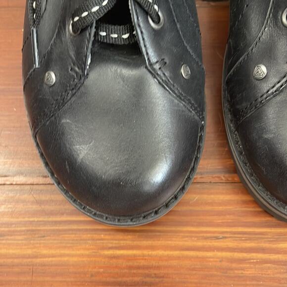 London Underground Joe Blake lugged sole leather lace up ankle boots sz 7.5 - Picture 4 of 10